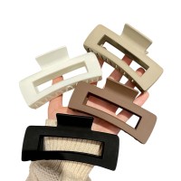 NEW! 1 PK Matte Rectangle Hair Claw