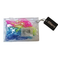 Mini Elastic Hair bands with Pouch- Colours