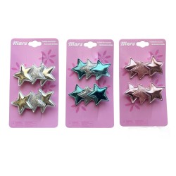 2 PK Star Hair Clips