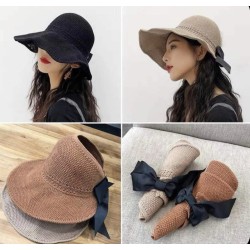 Women Straw Foldable Summer Hat