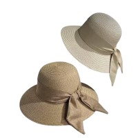 NEW ! Women Wide Brim Straw Hat